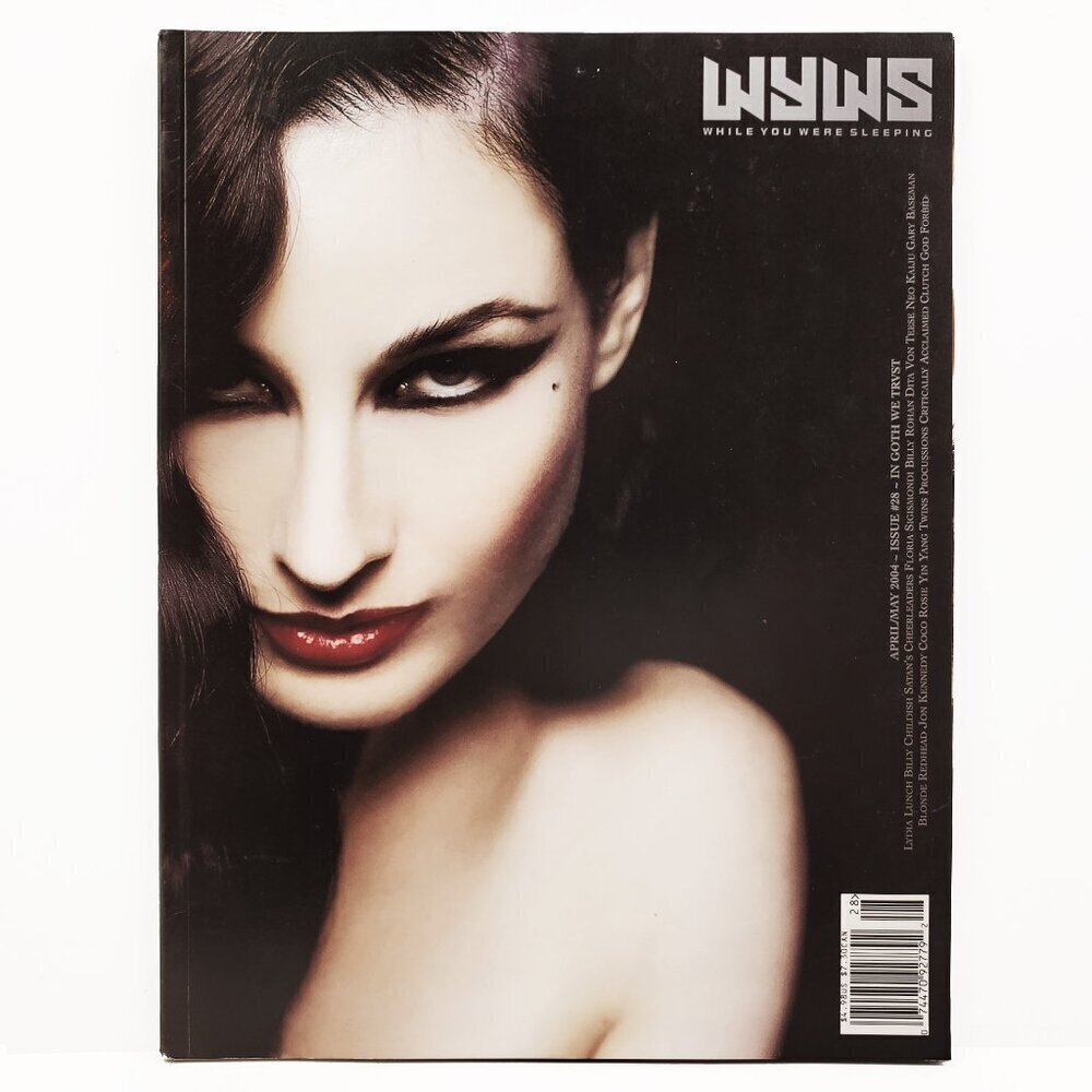 While You Were Sleeping Magazine WYWS 2004 Dita Von Teese Baseman Lydia Lunch